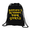 Satans School For Girls Drawstring Bags