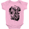 skull pirate Baby Onesie