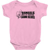 damsels do it their Baby Bodysuit