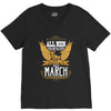 All Men Are Created Equal But Only The Best Are Born In Marc V-Neck Tee