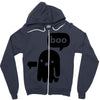 Ghost Of Disapproval Zipper Hoodie