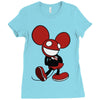mickey mau5 Ladies Fitted T-Shirt