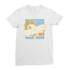 halloween moon Ladies Fitted T-Shirt