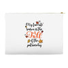 my favorite season is the fall of the patriarchy Accessory Pouches