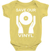save our vinyl dj club Baby Onesie
