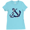 double anchor Ladies Fitted T-Shirt