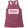 idgaf Dua Lipa Racerback Tank