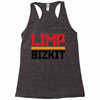 limp bizkit black logo Racerback Tank
