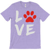 love dog paw T-Shirt