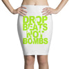 dub step drop beats not bombs black light skrillex ink hiphop dance Pencil Skirts