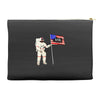 Astronaut Celebrating Independence  Day at 1776 Accessory Pouches