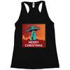 i want to believe santa parody Racerback Tank