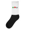 peace love coffee (2) Socks