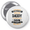 Super Cool Daddy Of A Freaking Awesome Son Pin-back button