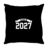 class of 2027 novelty high school elementary Throw Pillow