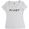 Pivot of The Friends Parody Women's Triblend Scoop T-shirt