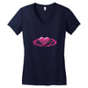 shy girl Women's V-Neck T-Shirt