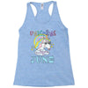 unicorns are born in june cute unicorn Racerback Tank