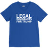 legal immigrants for trump V-Neck Tee