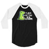 sad t rex 3/4 Sleeve Shirt