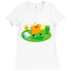 no jacket required Ladies Fitted T-Shirt