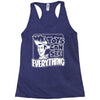 we toys can see everything Racerback Tank