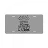 Happiness License Plate