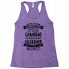 Super Cool Granddad Of A Freaking Awesome Grandson Racerback Tank