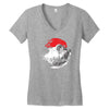 death star pokeball Women's V-Neck T-Shirt