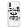 ghost &amp; goblins don't scare me! i survived carcionid cancer please sup iPhoneX Case