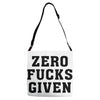 Zero Fucks Given Adjustable Strap Totes