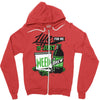 life wide Zipper Hoodie