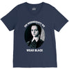 on wednesdays we wear black V-Neck Tee