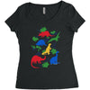 dinosaurs Women's Triblend Scoop T-shirt