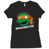 spaghetti! Ladies Fitted T-Shirt
