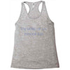 i'm more of an indoor kid Racerback Tank