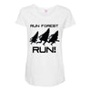 run forest run Maternity Scoop Neck T-shirt