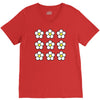 small daisies floral V-Neck Tee