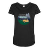 Way Down We Go Maternity Scoop Neck T-shirt