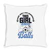 Some Girls Love Diamonds This Girl Loves Balls Throw Pillow