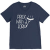 prick with a fork V-Neck Tee