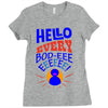 grover hello Ladies Fitted T-Shirt