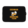 German Drinking Team Laptop sleeve