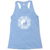 i ching ying and yang Racerback Tank