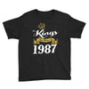 kings are born in 1987 Youth Tee