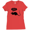 rat funny geek nerd scientific experiments are fun Ladies Fitted T-Shirt