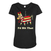 i'd hit that Maternity Scoop Neck T-shirt