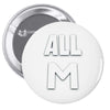 all m Pin-back button
