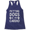 pet dog ladies slogan Racerback Tank