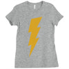 lightning bolt camera flash Ladies Fitted T-Shirt